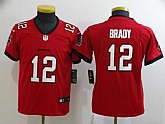 Youth Nike Buccaneers 12 Tom Brady Red New 2020 Vapor Untouchable Limited Jersey